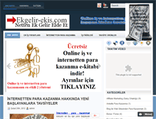 Tablet Screenshot of ekgelir-ekis.com